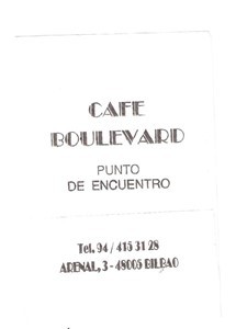 CAFE BOULEVARD